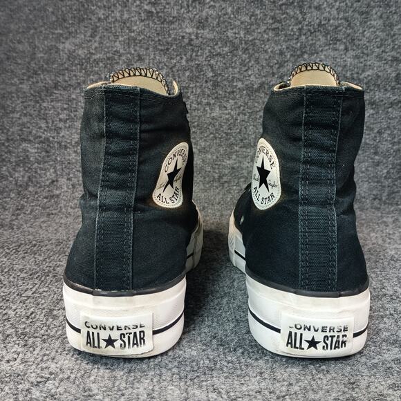 Converse Chuck Taylor All Star Lift Platform Women Size 9 Black High Top - Picture 3 of 10